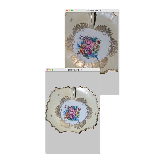 Set of 3 Antique Beautiful Trinket Dishes English, French, and Japanese Lot - Picture 6 of 8